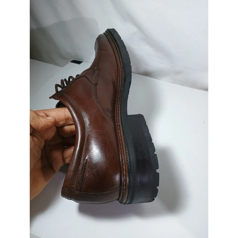 Alfani Made in Italy Men Size 12 M Brown Leather Man Made Sole